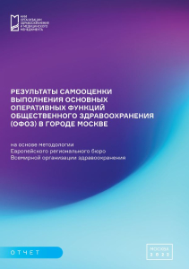 Результаты самооценки выполнения основных оперативных функций общественного здравоохранения (ОФОЗ) в городе Москве