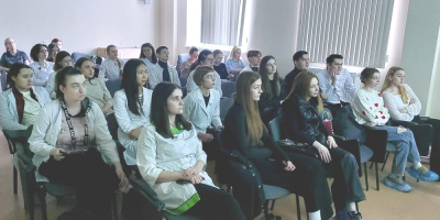 Заседание студенческого научного кружка по патологической анатомии для студентов московских медицинских вузов
