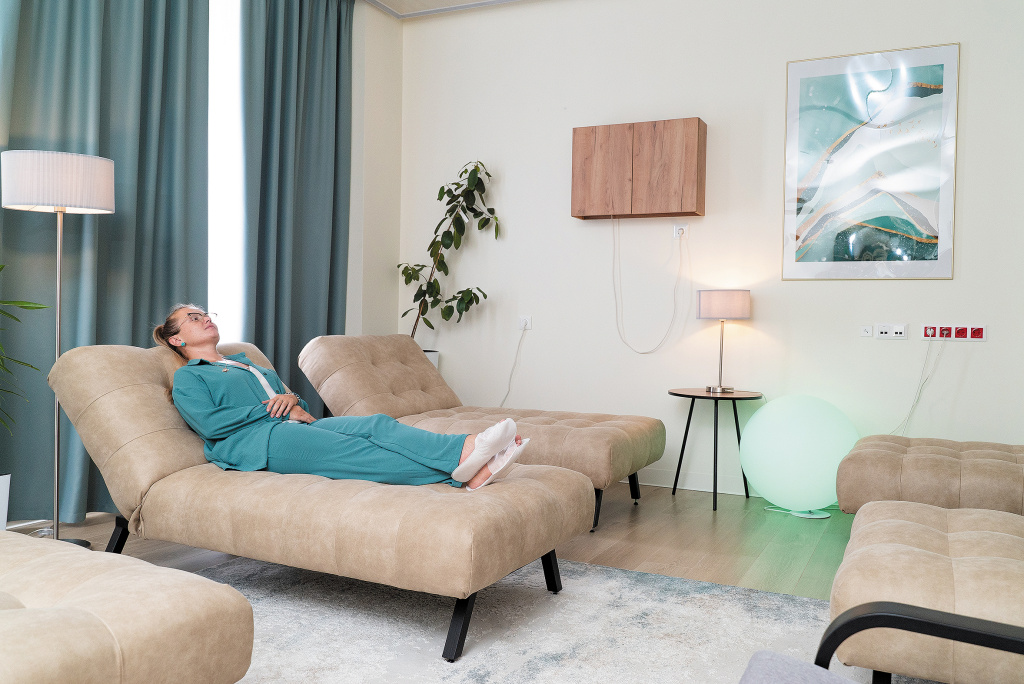 Зона релаксации в центре менталь- ного здоровья.jpg