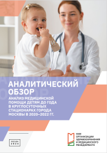 Анализ медицинской помощи детям до года в круглосуточных стационарах города Москвы в 2020–2022 гг.
